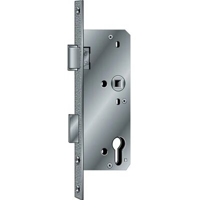 BKS - Serrure de Porte en Verre - Argent Nickelé - Droite - Cylindre Profilé - 72mm Retro - Publicité BKS - Serrure de Porte en Verre - Argent Nickelé - Droite - Cylindre Profilé - 72mm Retro - Publicité