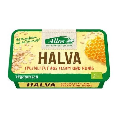 Bio sezamowa halva z miodem - Allos 75g Bio sezamowa halva z miodem - Allos 75g