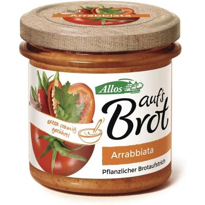ALLOS Arrabbiata Bio Glutenfreie Paste - Pikante Gemüseaufstrich ALLOS Arrabbiata Bio Glutenfreie Paste - Pikante Gemüseaufstrich