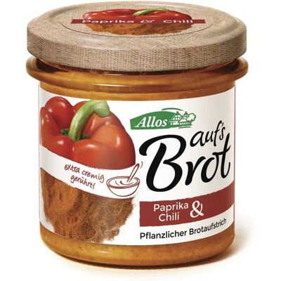 ALLOS Bio Würzige Paprika-Chili-Creme - Aufstrich ALLOS Bio Würzige Paprika-Chili-Creme - Aufstrich
