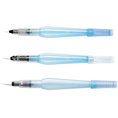 Pentel Vízálló ecsetek - 3 darabos szett Pentel Vízálló ecsetek - 3 darabos szett