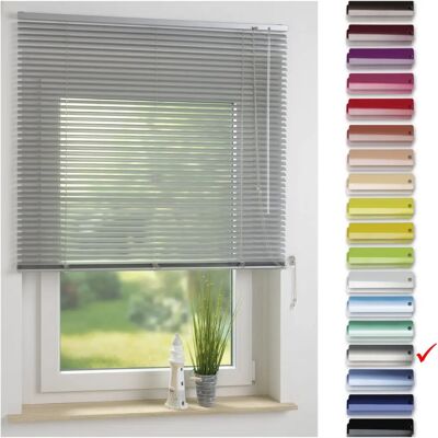 LIEDECO Aluminium-Jalousie - 220x80cm, Silber, Licht & Sichtschutz LIEDECO Aluminium-Jalousie - 220x80cm, Silber, Licht & Sichtschutz