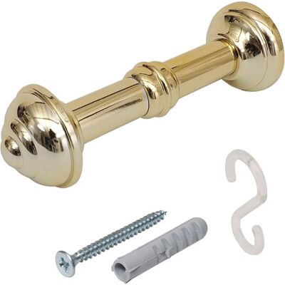 Liedeco Raffhalter vermessingt 14cm - Gardinenhalter Liedeco Raffhalter vermessingt 14cm - Gardinenhalter