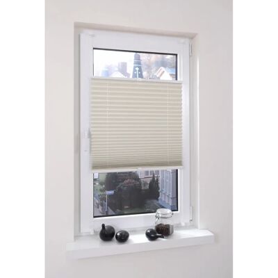 LIEDECO Klemmfix Thermo Plissees - 40x130 cm - Beige LIEDECO Klemmfix Thermo Plissees - 40x130 cm - Beige
