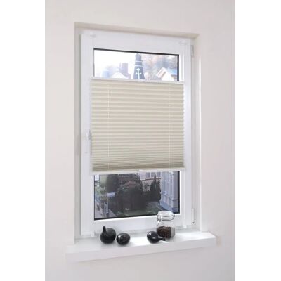 LIEDECO Klemmfix Thermo Plissee - Energieeffizient beige LIEDECO Klemmfix Thermo Plissee - Energieeffizient beige