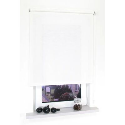 LIEDECO - Dekor Struktur - Weiß - 180x62 - Seitenzugrollo LIEDECO - Dekor Struktur - Weiß - 180x62 - Seitenzugrollo