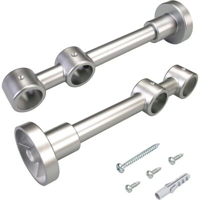 LIEDECO - Doppelträger - 20 mm - Curtain Rod Bracket LIEDECO - Doppelträger - 20 mm - Curtain Rod Bracket