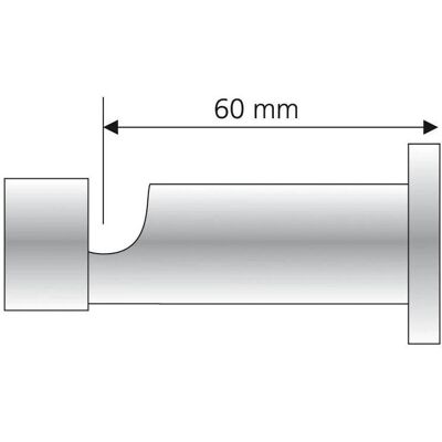 LIEDECO 2cm Graue (Messing) Gardinenstangenhalter - Gardinenstangenhalter für 20mm Stangen LIEDECO 2cm Graue (Messing) Gardinenstangenhalter - Gardinenstangenhalter für 20mm Stangen