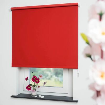 LIEDECO Uni Rollo Rot 180cm x 62cm - Verdunkelungsrollo LIEDECO Uni Rollo Rot 180cm x 62cm - Verdunkelungsrollo