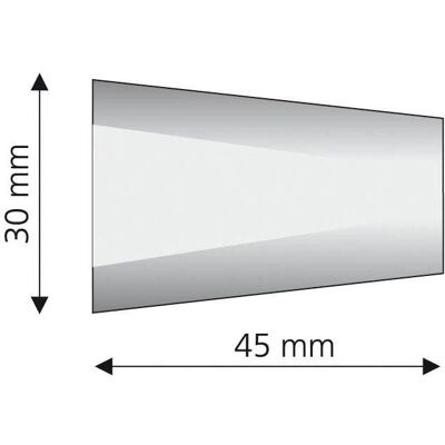 LIEDECO - Dust - 16 mm - 45x30 mm - Gardinenstangen-Endstück LIEDECO - Dust - 16 mm - 45x30 mm - Gardinenstangen-Endstück