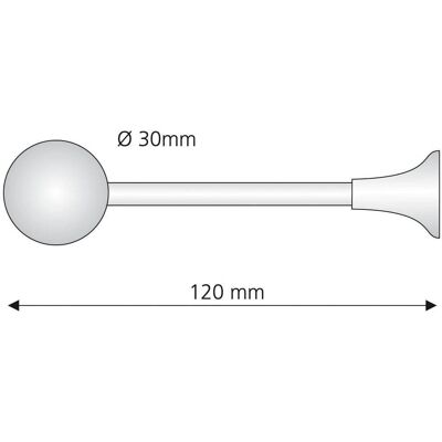 LIEDECO - Raffhalter - Anthrazit - 16 mm - Gardinenhalter LIEDECO - Raffhalter - Anthrazit - 16 mm - Gardinenhalter