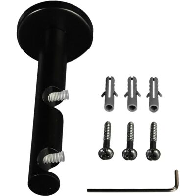 LIEDECO Doppelstangenhalterung - Für 16 mm - Schwarz LIEDECO Doppelstangenhalterung - Für 16 mm - Schwarz