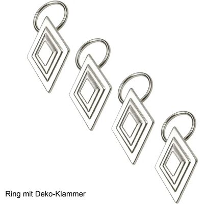 LIEDECO - Gardinenringe - Ø16 mm - 4 St. - Gardinenringe LIEDECO - Gardinenringe - Ø16 mm - 4 St. - Gardinenringe