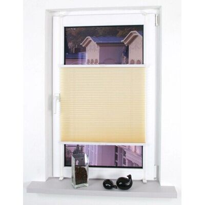 LIEDECO Klemmfix Beige - 150cm Plissee für Fenster LIEDECO Klemmfix Beige - 150cm Plissee für Fenster