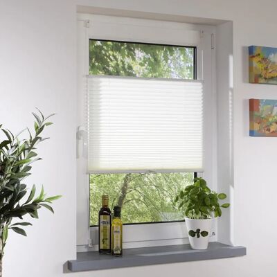 LIEDECO Klemmfix Plissee - Weiß - 150x80cm LIEDECO Klemmfix Plissee - Weiß - 150x80cm