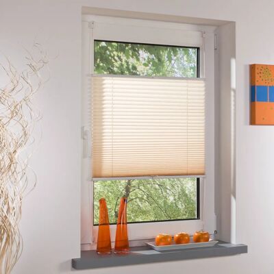LIEDECO Beige 150x90cm Faltrollos - Ohne Bohren LIEDECO Beige 150x90cm Faltrollos - Ohne Bohren