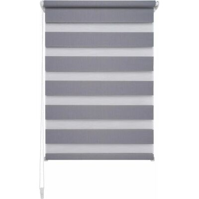 LIEDECO Doppelrollo »Klemmfix«, grau, 160x60cm - Fensterdeko LIEDECO Doppelrollo »Klemmfix«, grau, 160x60cm - Fensterdeko