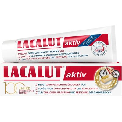 Lacalut aktiv Zahnpasta – Stärkt Zahnfleisch, 100 ml Lacalut aktiv Zahnpasta – Stärkt Zahnfleisch, 100 ml