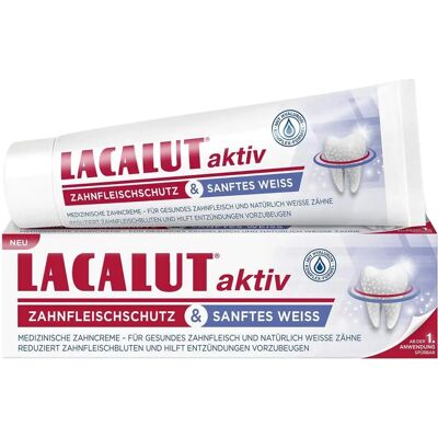 LACALUT aktiv Zahnfleischschutz & sanftes Weiß - 75 ml LACALUT aktiv Zahnfleischschutz & sanftes Weiß - 75 ml