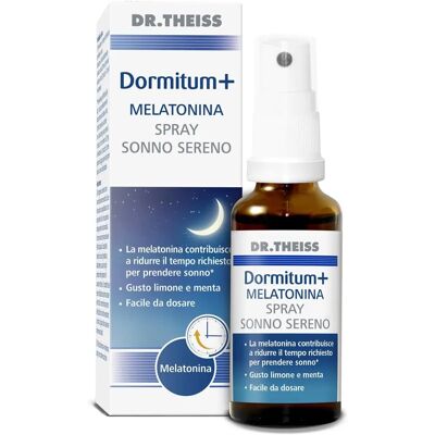Naturwaren Italia Srl Dr Theiss Dormitum+ Melatonina Spray Sonno Sereno - Aiuto al sonno - 30ml Naturwaren Italia Srl Dr Theiss Dormitum+ Melatonina Spray Sonno Sereno - Aiuto al sonno - 30ml