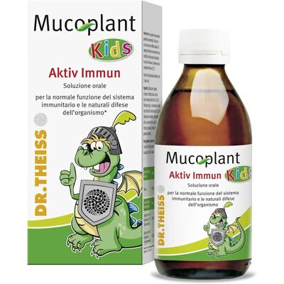 Sciroppo Kids Dr Theiss Mucoplant Sambuco e Olivello - Supporto immunitario - 200ml Sciroppo Kids Dr Theiss Mucoplant Sambuco e Olivello - Supporto immunitario - 200ml