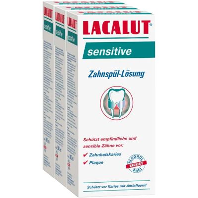 Lacalut Sensitive Mundspüllösung - Schutz für empfindliche Zähne - 300 ml Lacalut Sensitive Mundspüllösung - Schutz für empfindliche Zähne - 300 ml