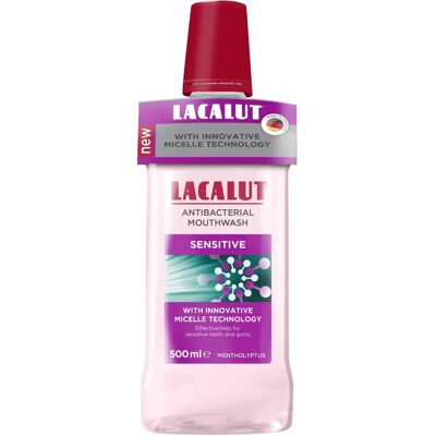 Lacalut Micellare Sensitive - Collutorio per denti sensibili - 500ml Lacalut Micellare Sensitive - Collutorio per denti sensibili - 500ml