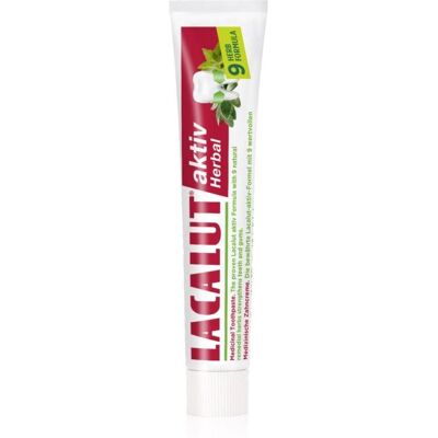 Dentifrice Lacalut Aktiv Herbal - 75ml - Soin complet - Publicité Dentifrice Lacalut Aktiv Herbal - 75ml - Soin complet - Publicité
