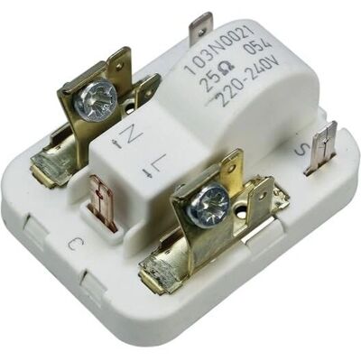 Relé de arranque Danfoss 103N0018 - Compatível com Ariston Hotpoint, Brandt, Domeos Relé de arranque Danfoss 103N0018 - Compatível com Ariston Hotpoint, Brandt, Domeos