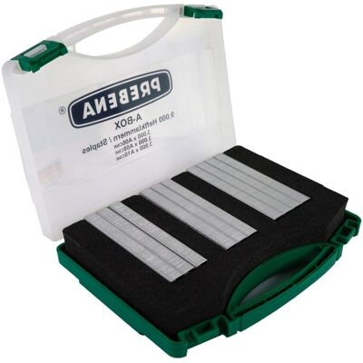 Prebena A-BOX CNK Klammern aus verzinktem Stahl - 9000 stk Prebena A-BOX CNK Klammern aus verzinktem Stahl - 9000 stk