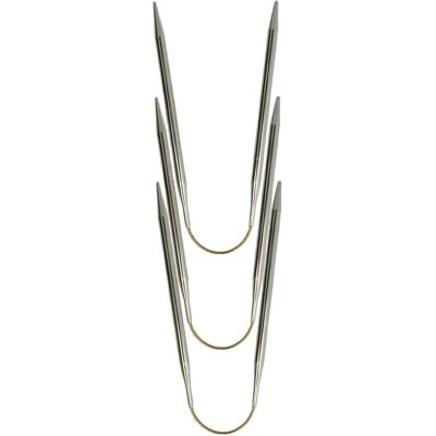 Aghi da maglia in ottone addi CraSyTrio LONG - Set da 3 Aghi da maglia in ottone addi CraSyTrio LONG - Set da 3