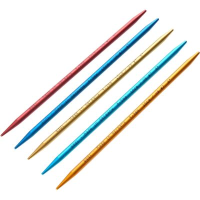 Addi Multicolore 15cm - Ensemble d'aiguilles à tricoter Addi Multicolore 15cm - Ensemble d'aiguilles à tricoter