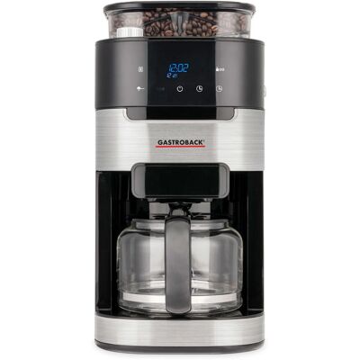 Gastroback Grind & Brew Pro 42711 - Argent et noir - Machine à café - Publicité Gastroback Grind & Brew Pro 42711 - Argent et noir - Machine à café - Publicité
