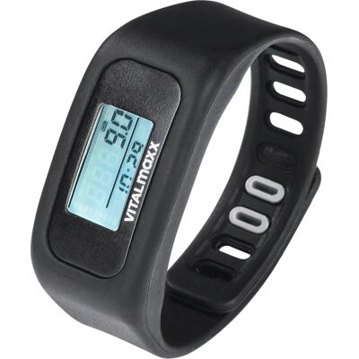 Vitalmaxx Fitness-Armband - Verstellbares Silikonband - Schwarz - Fitness-Armband Vitalmaxx Fitness-Armband - Verstellbares Silikonband - Schwarz - Fitness-Armband