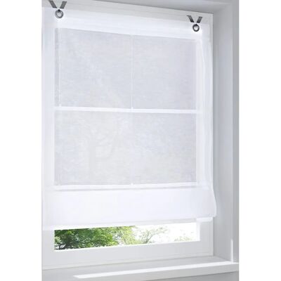 HEINE HOME Raffrollo 140cm Weiß Halbtransparent HEINE HOME Raffrollo 140cm Weiß Halbtransparent