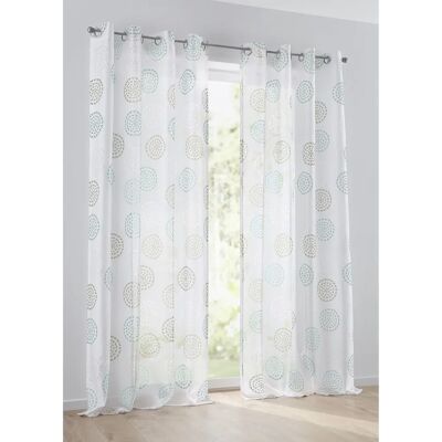 KUTTI Bella - halbtransparenter Kreisvorhang - Gardine KUTTI Bella - halbtransparenter Kreisvorhang - Gardine