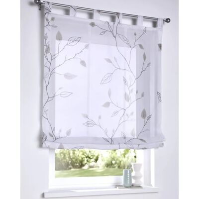 KUTTI Bonnie Blumen Raffrollo - Halbtransparentes Fensterdekor KUTTI Bonnie Blumen Raffrollo - Halbtransparentes Fensterdekor