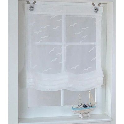 KUTTI Seabird Transparent Raffrollo - 130cm Breite KUTTI Seabird Transparent Raffrollo - 130cm Breite