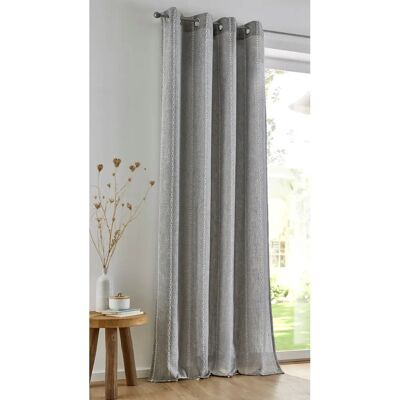 KUTTI Raya Grau Vorhang - Blickdicht & Elegant KUTTI Raya Grau Vorhang - Blickdicht & Elegant