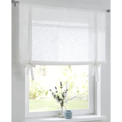 KUTTI Vicky - Baumwolle Leinen halbtransparent Gardine - 45x100cm KUTTI Vicky - Baumwolle Leinen halbtransparent Gardine - 45x100cm
