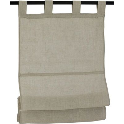 KUTTI Metis Leinen - Natur, Leichte Textur, Blickdicht - Raffrollo KUTTI Metis Leinen - Natur, Leichte Textur, Blickdicht - Raffrollo