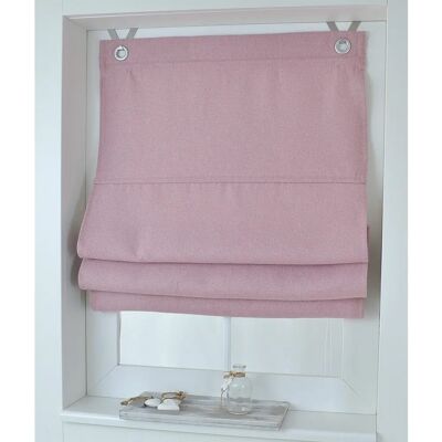 KUTTI Dimout Rollo - 130cm, rosa, einfache Montage KUTTI Dimout Rollo - 130cm, rosa, einfache Montage
