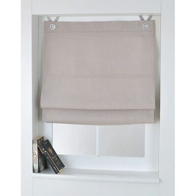 KUTTI Dimout Beigegardine 130cm - Raffrollo KUTTI Dimout Beigegardine 130cm - Raffrollo