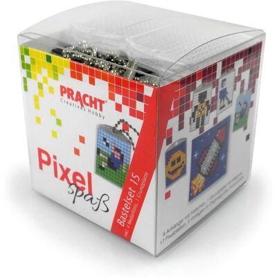 Pracht Pixel Bastelset - 15 Stück - Smiley, Roboter, Rakete Pracht Pixel Bastelset - 15 Stück - Smiley, Roboter, Rakete