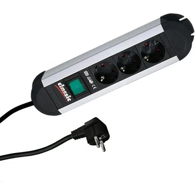 Bachmann Bachmann Mehrfachsteckdose mit Kinderschutz - Power Strip - Schwarz Bachmann Bachmann Mehrfachsteckdose mit Kinderschutz - Power Strip - Schwarz