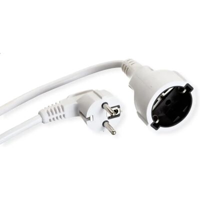 Bachmann Extensión de Corriente Blanca 7,5m con Enchufe Schuko Bachmann Extensión de Corriente Blanca 7,5m con Enchufe Schuko