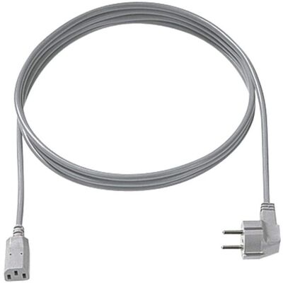 Bachmann Stromkabel - 3M - C13 Stecker - Grau - 250V - 10A - Formstøpt Bachmann Stromkabel - 3M - C13 Stecker - Grau - 250V - 10A - Formstøpt