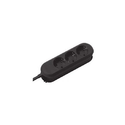 Bachmann 3-fach Verlängerungskabel Schwarz Bachmann 3-fach Verlängerungskabel Schwarz