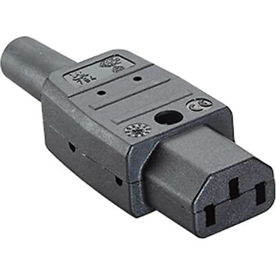 Bachmann BACH 915.170 - Connecteur d'alimentation IEC 60320 C13 - Noir - Publicité Bachmann BACH 915.170 - Connecteur d'alimentation IEC 60320 C13 - Noir - Publicité