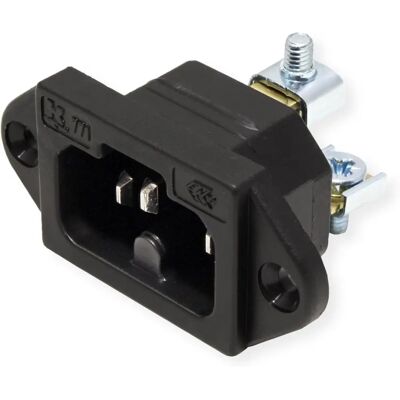 Bachmann 918.170 Stecker IEC männlich - 2 Pol - 10A - Schwarz Bachmann 918.170 Stecker IEC männlich - 2 Pol - 10A - Schwarz
